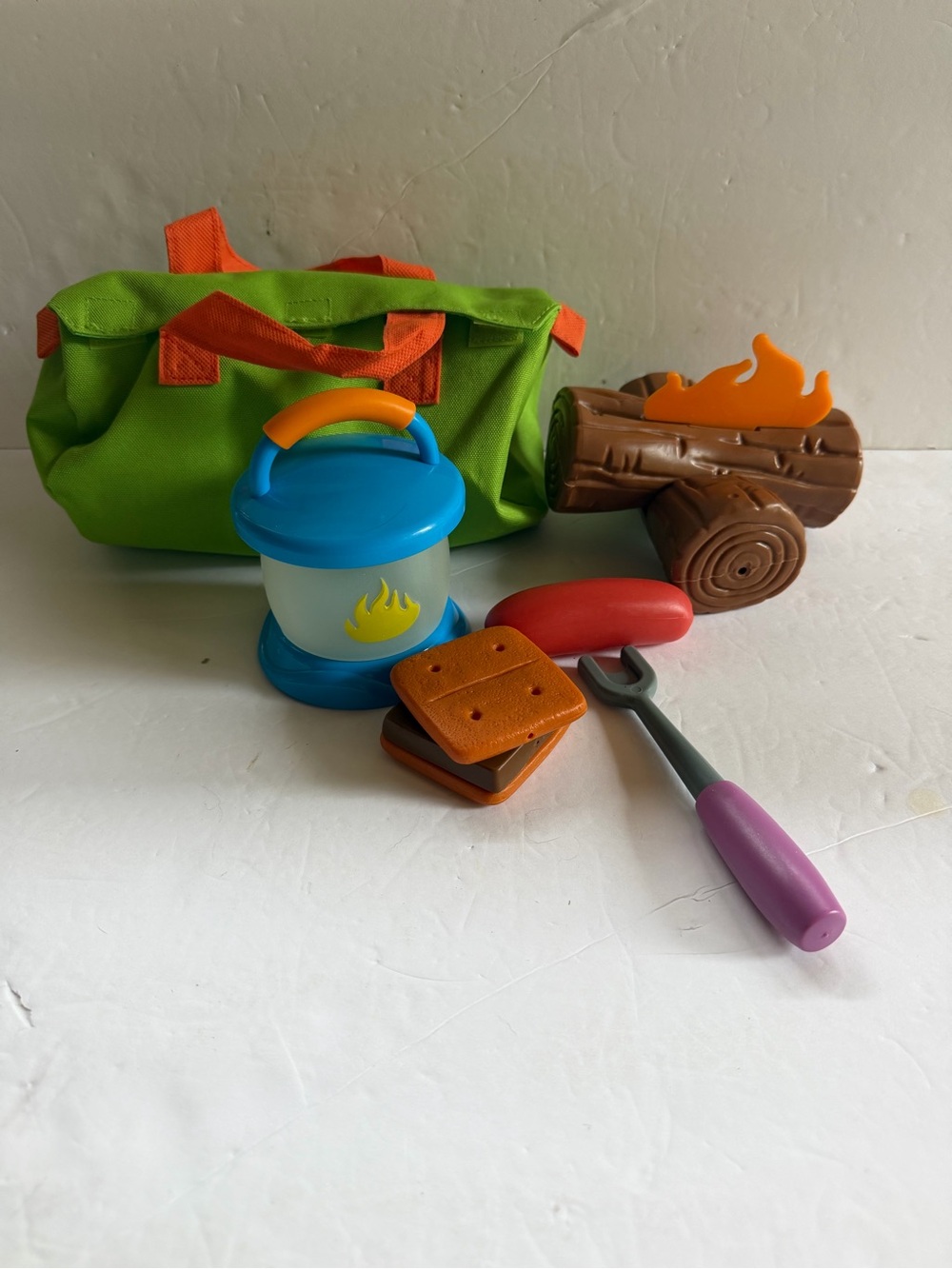 Learning Resources Sprouts Camp Out Duffle Bag Campfire Hot Dog Pretend